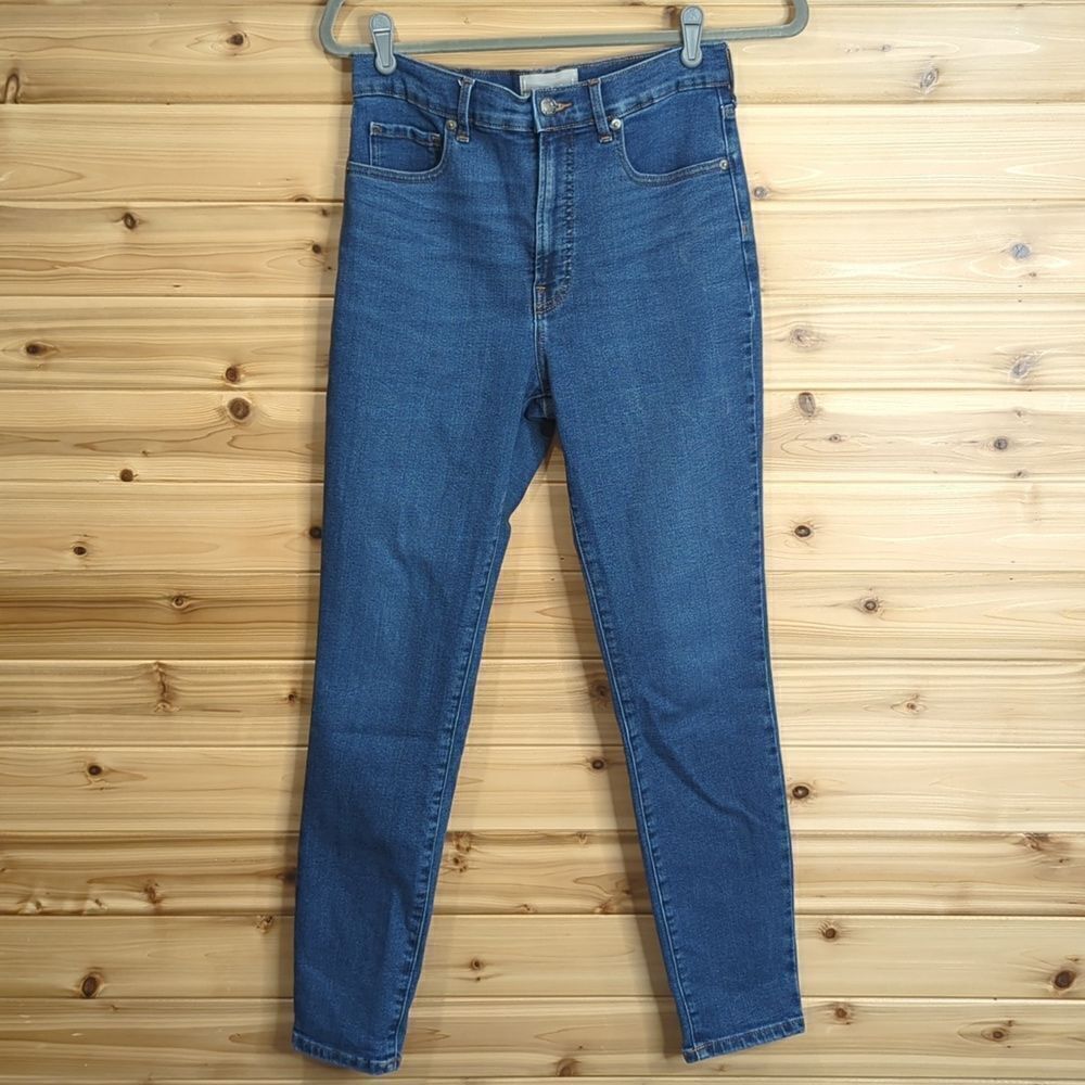 Everlane Womens Jeans 28 Blue High Rise Skinny‎ Jeans Medium Wash 28" Inseam
